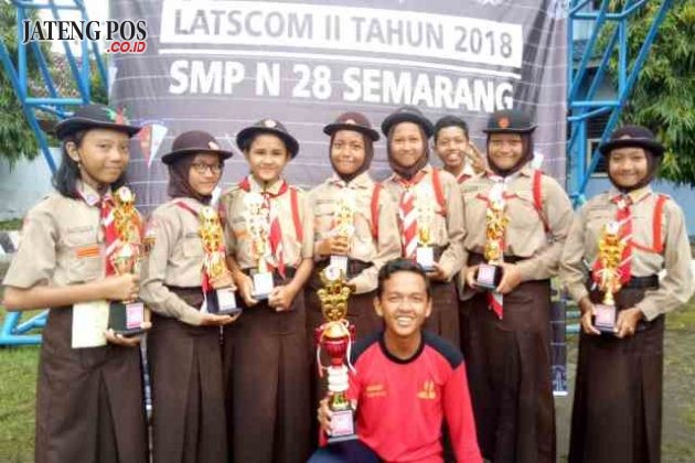 ANAK KOMPAS: Latihan kompas competion 2 tahun 2018 SMP N 28 Semarang. Kec Tugu kota Semarang.