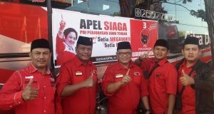 JAGA NKRI: DPC PDIP Demak siap menjaga Pancasial dan NKRI harga mati. Foto:Adhi pramanto/jateng pos