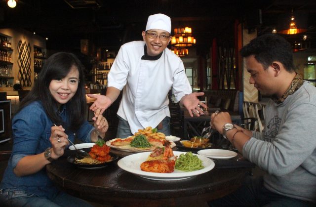 MENU SPESIAL : Ragam menu khas Italian tersaji lengkap di Crobar Trotaria Semarang. Foto : DWI SAMBODO/JATENG POS.