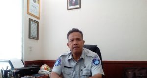Kepala Perwakilan Jasa Raharja Wilayah Sukoharjo, H. Totok Ery Sukamto. Foto: ade ujianingsih/jatengpos.