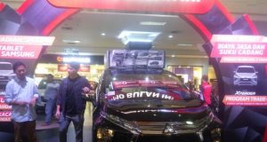PAMERAN: PT Mitsubishi Motors Krama Yudha Sales Indonesia (MMKSI) menggelar Mitsubishi Special Exhibition pada14-17 Maret 2019, di Java Mall Semarang.