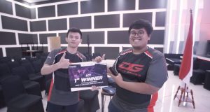 TIM DG ESPORTS- Tim Dunia Games (DG) Esports berhasil lolos pada kualifikasi tingkat Asia dalam Turnamen Arena of Valor e-Master Chengdu 2020, sekaligus mewakili Indonesia untuk menghadapi tim terbaik lainnya dari Cina, Hong Kong, Taiwan, India, Indonesia, Thailand, Vietnam, dan Filipina. DG Esports merupakan tim esport yang dimiliki oleh Dunia Games Telkomsel, dimana salah satunya berada di bawah divisi AOV. FOTO : IST/ANING KARINDRA/JATENG POS