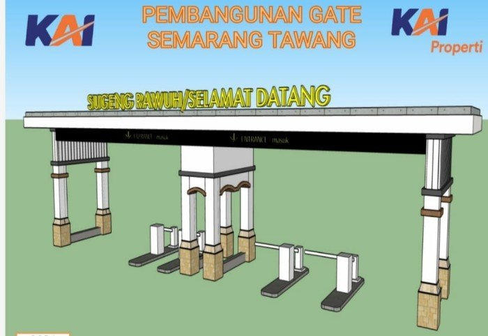 Mulai 1 Februari, Akses Masuk Stasiun Tawang Dialihkan