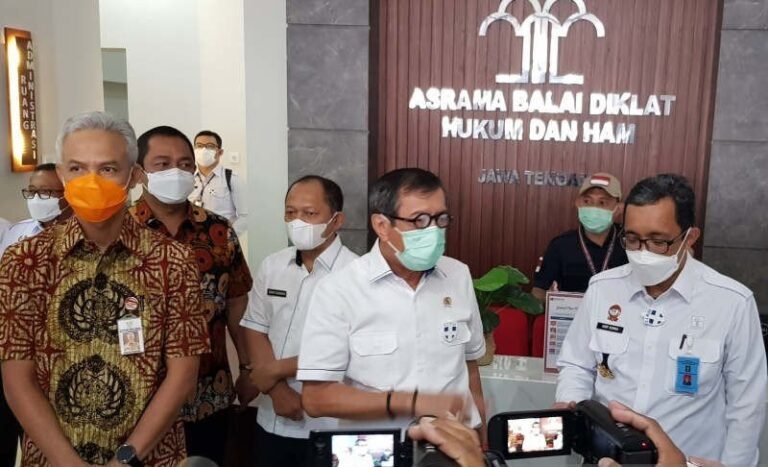 Menkumham Resmikan Tiga UPT Kanwil Kemenkumham Jawa Tengah