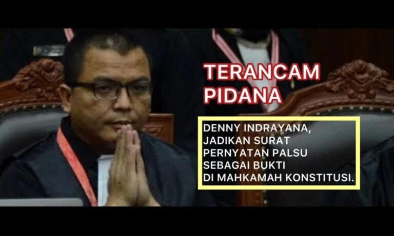 Viral! Video Denny Indrayana Diduga Sertakan Pernyataan Palsu Disidang MK