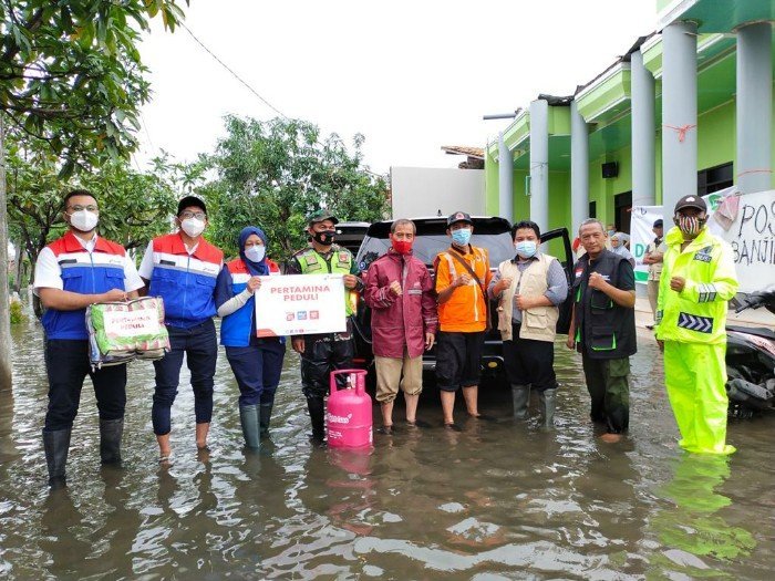 Pertamina Salurkan Bantuan 350 Tabung BrightGas dan Galang Donasi Pekerja