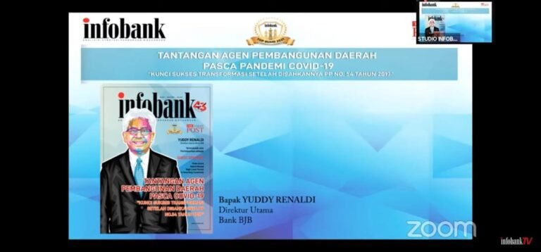 Bank BJB Sabet Penghargaan Infobank Top BUMD Award 2021