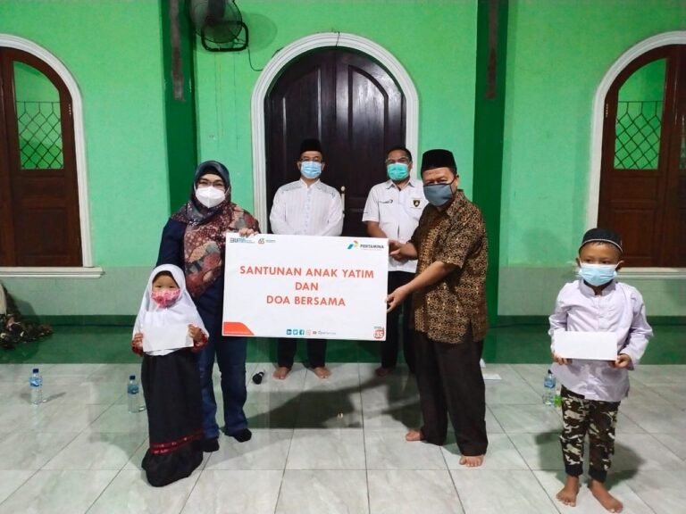 Jelang Ramadhan, Pertamina  Gelar Doa Bersama dan Santunan Anak Yatim