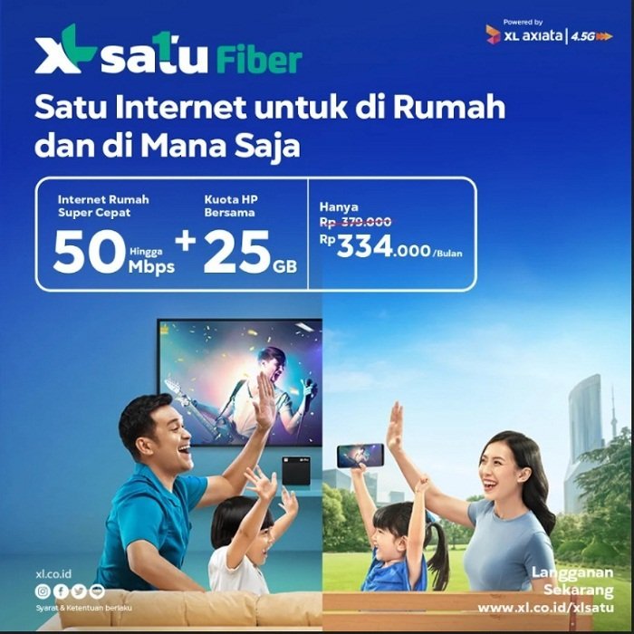 XL Axiata Kenalkan ‘XL SATU Fiber’