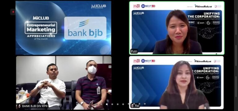KPR Gaul bank bjb dapat Penghargaan dari MarcPlus Inc