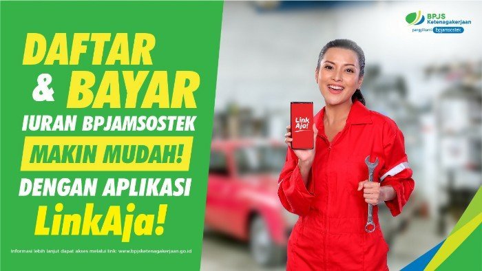 BPJAMSOSTEK Gandeng LinkAja