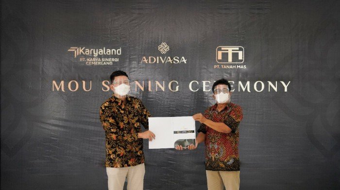 Karyaland dan PT Tanah Mas Segera Bangun Pusat Bisnis