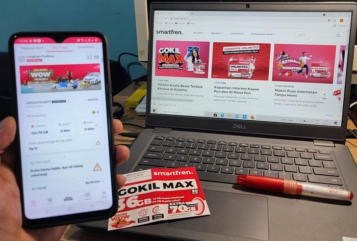 GOKIL MAX, Baru Aktivasi Sudah Dapat Kuota 106 GB