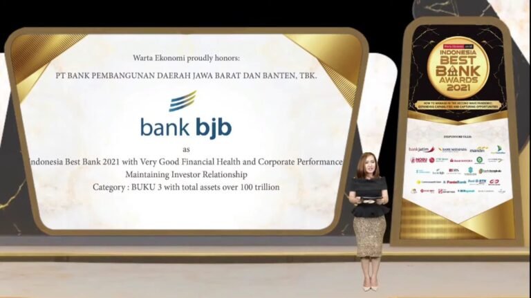 Bank Bjb Raih Penghargaan dari Warta Ekonomi Indonesia Best Bank 2021