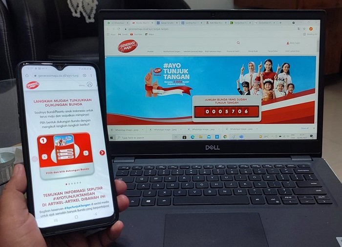 #AyoTunjukTangan, Upaya SGM Eksplor Bangun Generasi Maju Indonesia