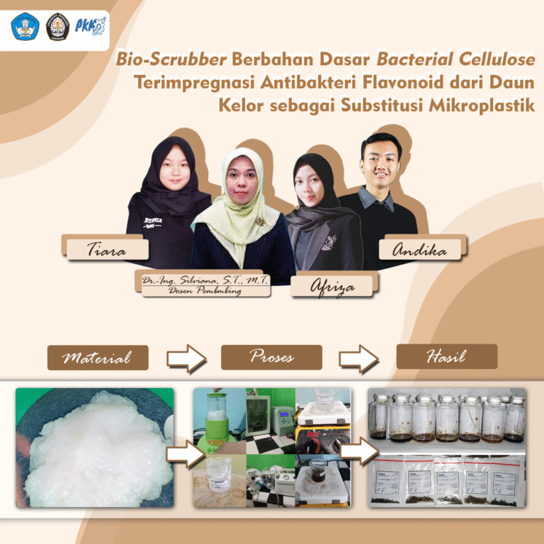 Inovatif! Tiga Mahasiswa Undip Ciptakan Bio-Scrubber Berbahan Bacterial Cellulose dari Daun Kelor sebagai Solusi Pencemaran Lingkungan