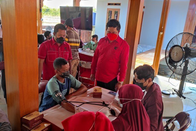 PDI Perjuangan Pati Gelar Vaksinasi Massal