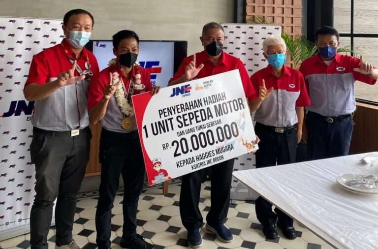 JNE Sambut Hangat Ksatria JNE Bogor