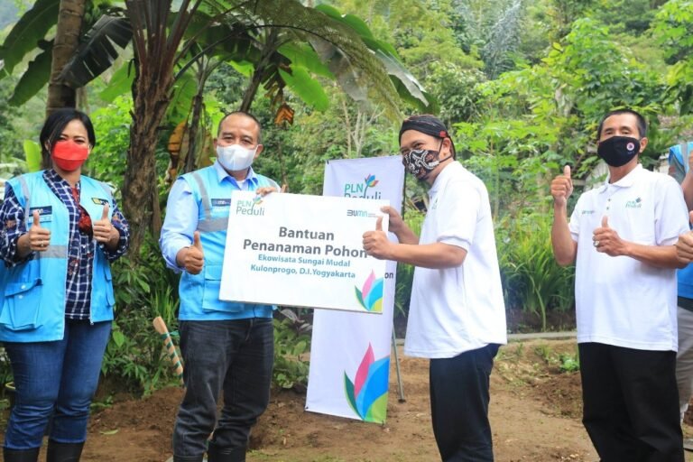 Jaga Kelestarian Alam, PLN Bantu Tanam Pohon Ekowisata Sungai Mudal