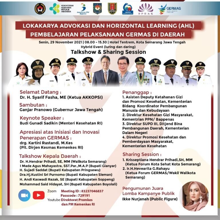 Semarang Tuan Rumah AHL GERMAS Tingkat Nasional