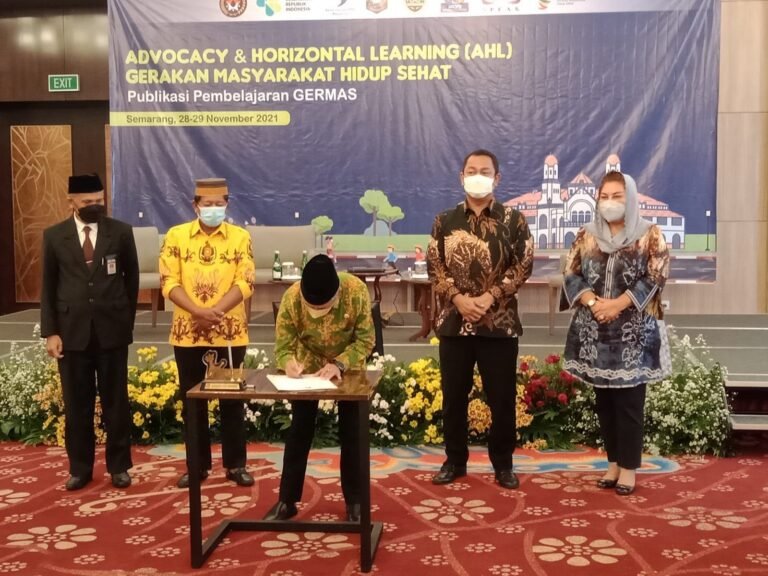 AHL GERMAS Hasilkan Deklarasi Semarang Pembudayaan GERMAS Bersama Kepala Daerah