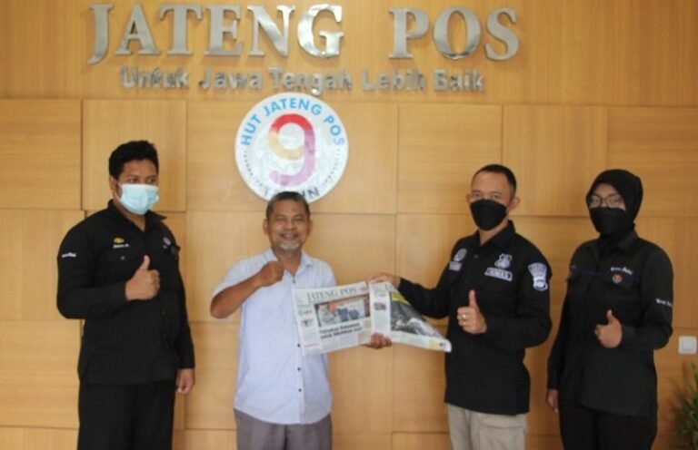 Polres Semarang Perkuat Kerja Sama, Kunjungi Redaksi Jateng Pos