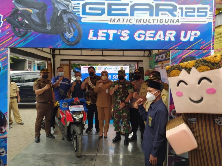 Vaksinisasi Covid-19 di Klaten Berhadiah Motor Yamaha