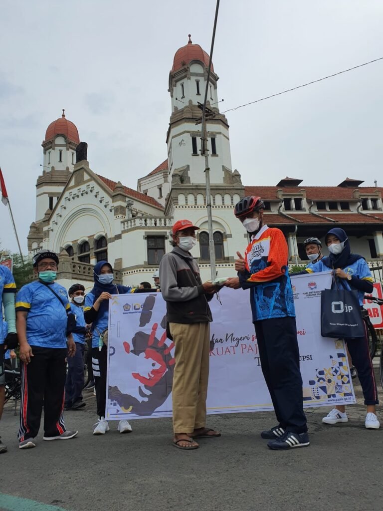 Peringati Hakordia, DJP Jateng I Gelar Kampanye Simpatik Funbike