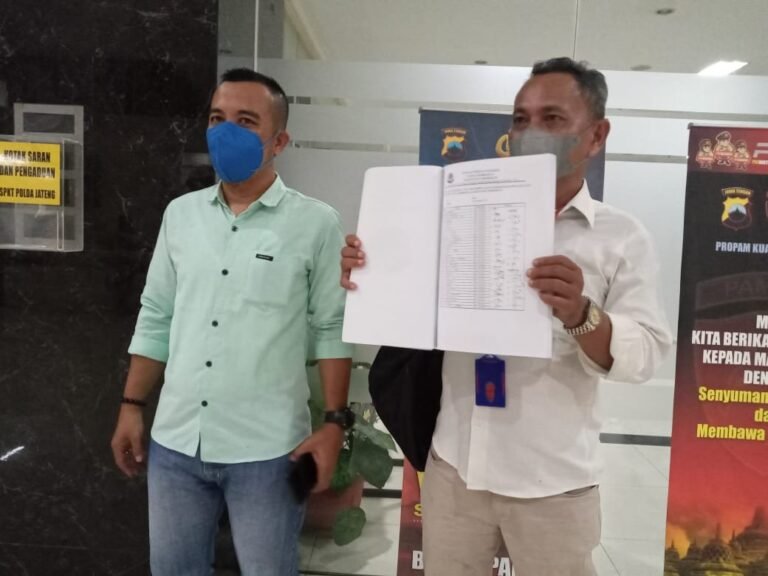 Diduga Memalsukan Tanda Tangan, BS Dilaporkan ke Polda Jateng