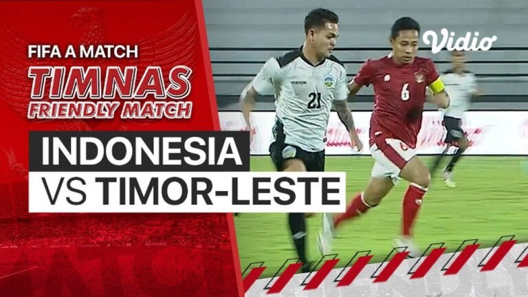 Timnas Indonesia vs Timor Leste
