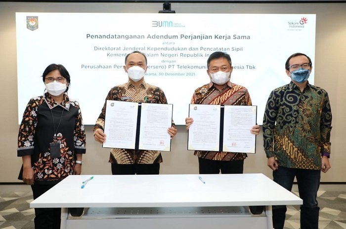 Telkom Jalin Kolaborasi Strategis dengan Ditjen Dukcapil