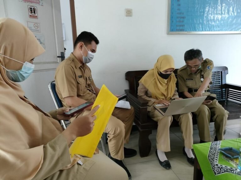 Monev Aplikasi New Siga Bidang P2PP Dinpermades P2KB di Balai Penyuluhan KB Kecamatan Sayung