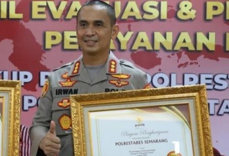 Polrestabes Semarang Raih Pelayanan Publik Kategori A