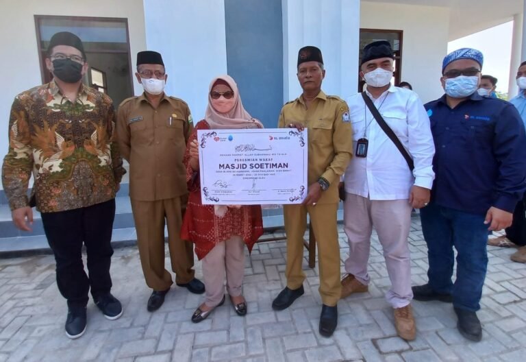 CEO XL Axiata Resmikan Masjid Wakaf Karyawan di Aceh Barat