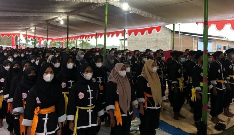 Deklarasi Pengesahan Warga Baru IKS PI Kera Sakti Cabang Sragen Kondusif dan Prokes