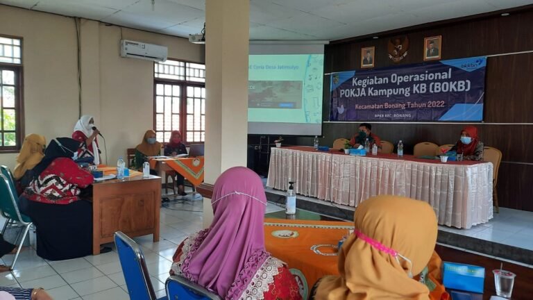 Kegiatan Pertemuan Pokja Kampung KB Tingkat Kecamatan Bonang
