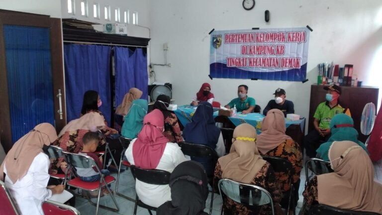 Pertemuan POKJA Kampung KB Tingkat Kecamatan Demak
