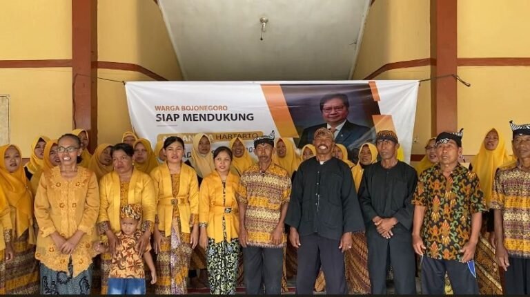 Masyarakat Kejawen di Bojonegoro Deklarasi Dukungan Airlangga Capres 2024