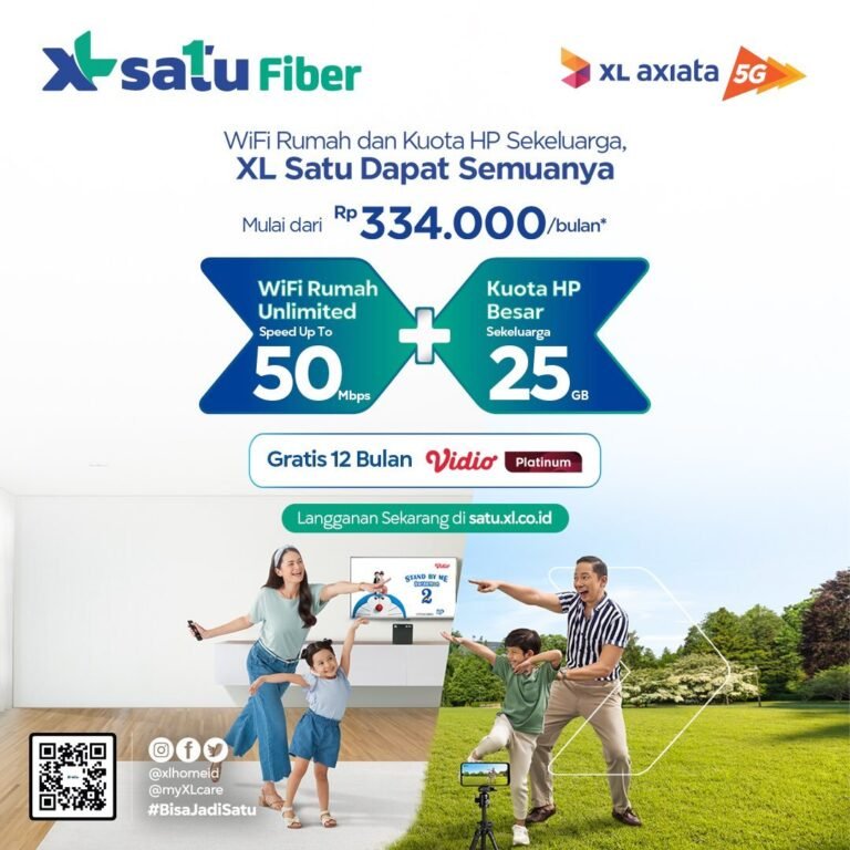 XL HOME Jalin Kerjasama dengan VIDIO dan TOKOPEDIA