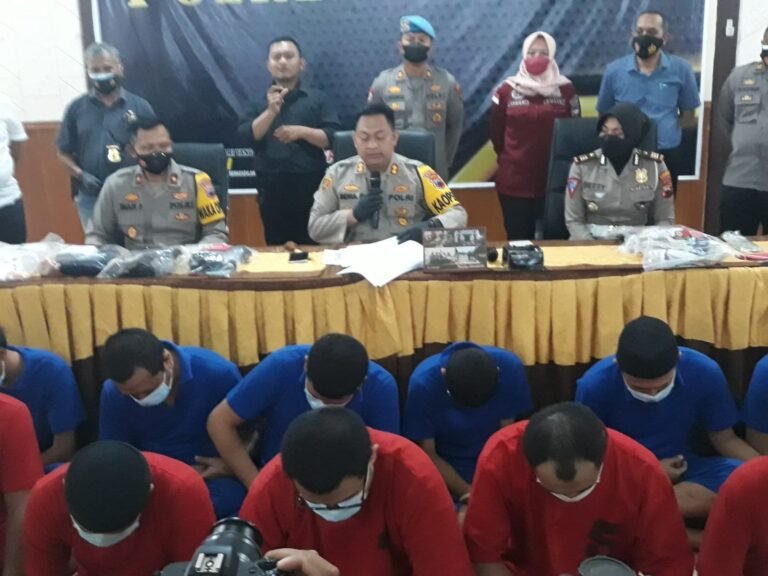 Polres Salatiga  Ringkus  7 Pemakai dan Pengedar Narkoba
