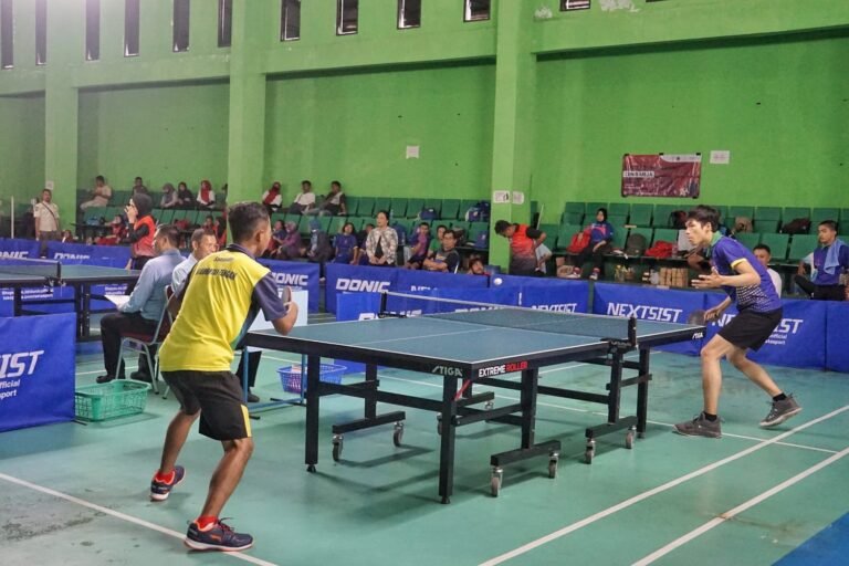 Pekan Olympic Nasional (Pesonas) 2022 Jateng Raih Emas di Cabor Tenis Meja Ganda