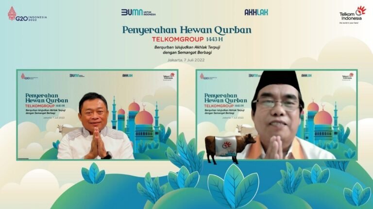 TelkomGroup Salurkan Lebih Dari 900 Ekor Hewan Qurban