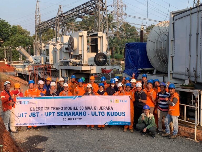 PLN Energize Trafo Mobile Gardu Induk Jepara