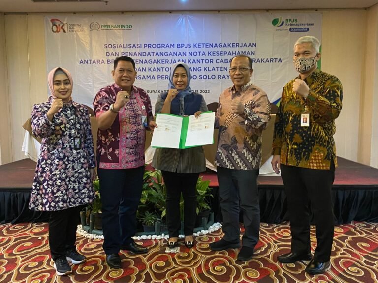BPJS Ketenagakerjaan Surakarta dan Klaten MoU dengan Perbarindo