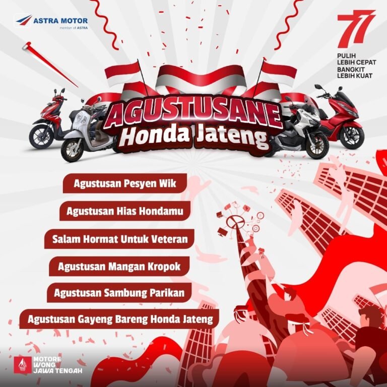 Kepoin Yuk Lomba Kemerdekaan Virtual Versi Honda Jateng