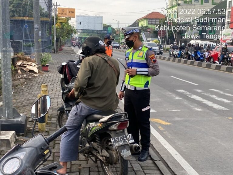 Hari Keempat Operasi Zebra Candi, Polres Semarang Tindak 608 Pelanggar ETLE