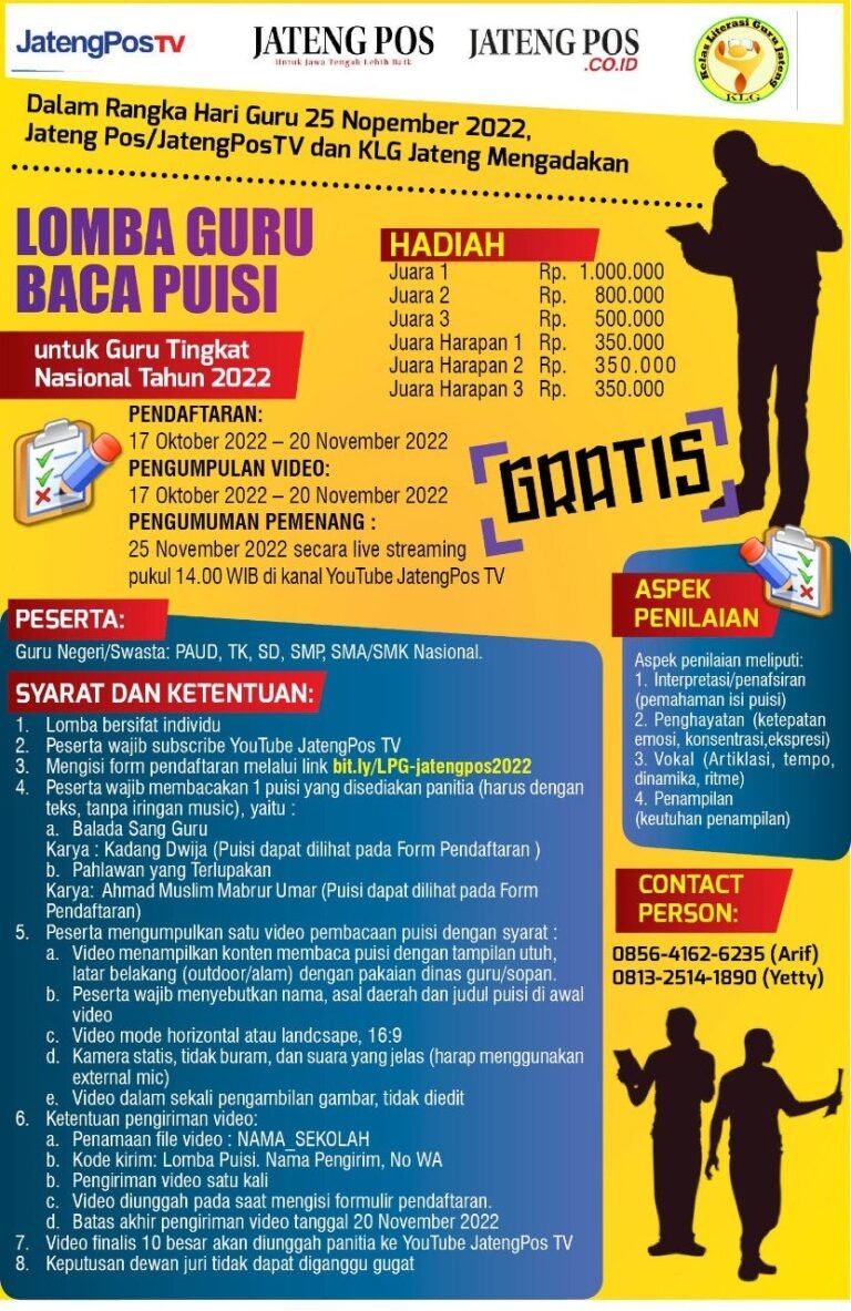 LOMBA GURU BACA PUISI 2022