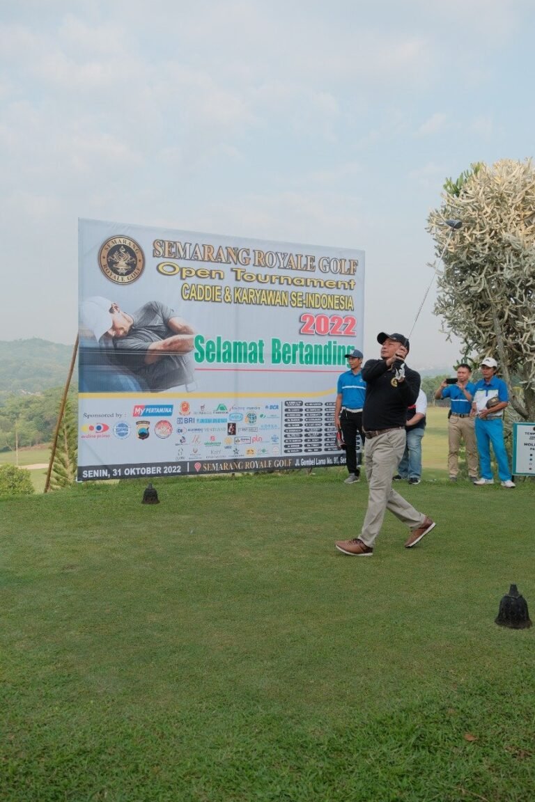 Open Tournament Caddie se-Indonesia 2022 Diikuti 227 Peserta
