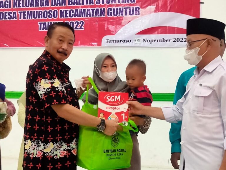 Stunting Jadi Perhatian Serius, Dinsos Berikan Bantuan Paket Makanan