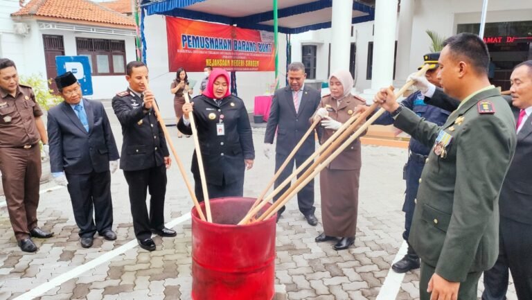 Kejaksaan Musnahkan Pil Setan 2.058 Butir
